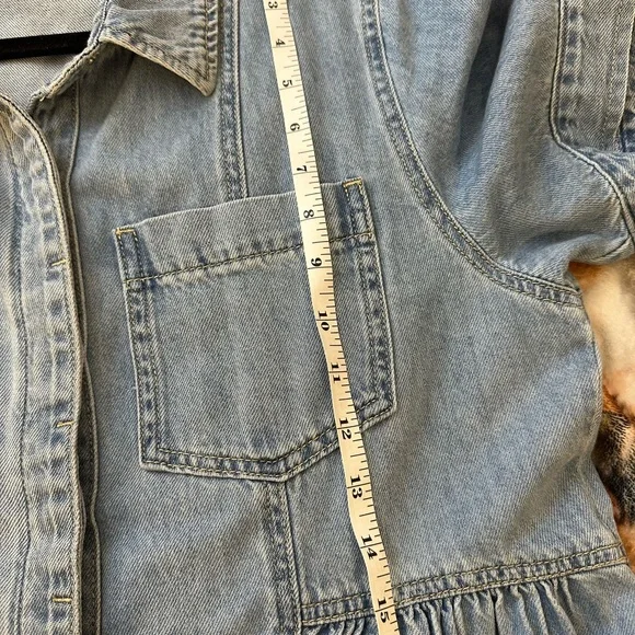 MAYE Montana Denim Shirtdress - Picture 4 of 13